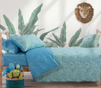 ΠΑΙΔΙΚΑ ΣΕΤ ΣΕΝΤΟΝΙΑ ΜΟΝΑ JUNGLE COMBO 170×260 | NEF-NEF Homeware