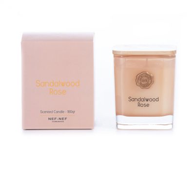 ΑΡΩΜΑΤΙΚΟ ΚΕΡΙ SANDALWOOD ROSE 180gr NEF-NEF Homeware