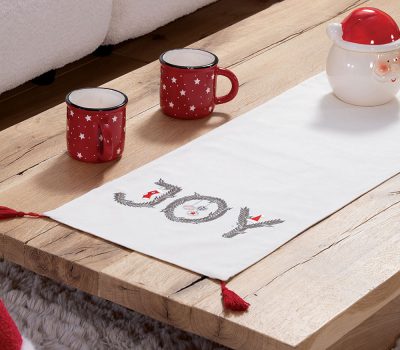 ΧΡΙΣΤΟΥΓΕΝΝΙΑΤΙΚΗ ΤΡΑΒΕΡΣΑ CHRISTMAS IS ALL AROUND 33×150 NEF-NEF Homeware