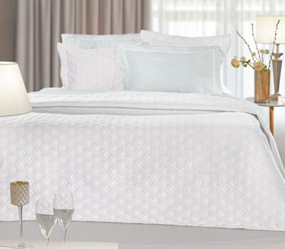ΣΕΤ 3ΤΜΧ ΚΟΥΒΕΡΛΙ GUY LAROCHE HONOUR WHITE 240×250