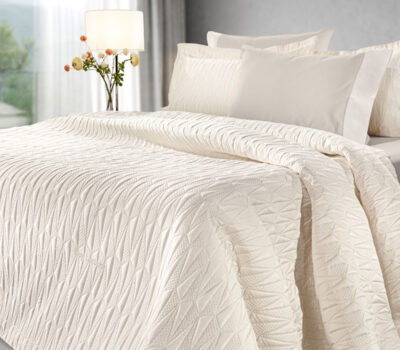 ΣΕΤ 3ΤΜΧ ΚΟΥΒΕΡΛΙ GUY LAROCHE RUBY IVORY 240×250
