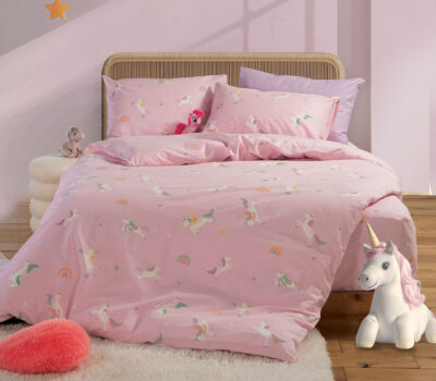 NEF-NEF Homeware ΠΑΙΔΙΚΑ ΣΕΤ ΣΕΝΤΟΝΙΑ ΜΟΝΑ UNICORNS STYLE 170×260