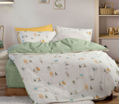 NEF-NEF Homeware ΠΑΙΔΙΚΑ ΣΕΤ ΣΕΝΤΟΝΙΑ ΜΟΝΑ WOODLAND PARTY 170×260