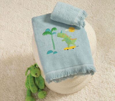 NEF-NEF Homeware ΠΑΙΔΙΚΕΣ ΠΕΤΣΕΤΕΣ ΣΕΤ 2ΤΜΧ DINOS ON WHEELS