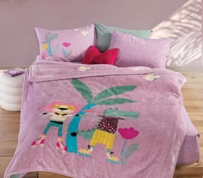 NEF-NEF Homeware ΠΑΙΔΙΚΗ ΚΟΥΒΕΡΤΑ ROLLER FRIENDS 160×220