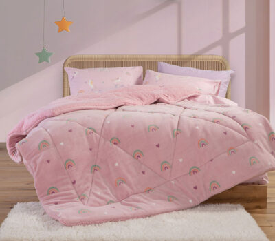 NEF-NEF Homeware ΠΑΙΔΙΚΟ ΚΟΥΒΕΡΤΟΠΑΠΛΩΜΑ UNICORNS STYLE 160×220