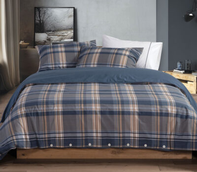 NEF-NEF Homeware ΣΕΤ ΣΕΝΤΟΝΙΑ ΒΑΜΒΑΚΕΡΟ ΠΕΡΚΑΛΙ ΥΠΕΡΔΙΠΛΑ NAUTICA NAU SURFACE 240×270