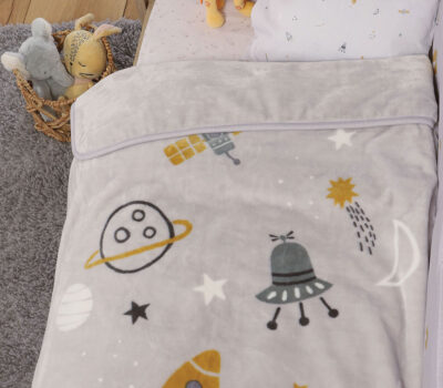 NEF-NEF Homeware ΒΡΕΦΙΚΗ ΚΟΥΒΕΡΤΑ ΚΟΥΝΙΑΣ MY UNIVERSE 100×140