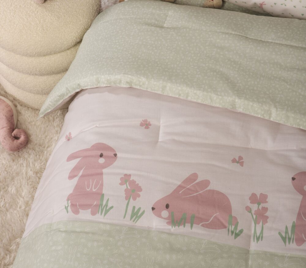 NEF-NEF Homeware ΒΡΕΦΙΚΟ ΠΑΠΛΩΜΑ COUNTRY BUNNY 110x140 - Image 3