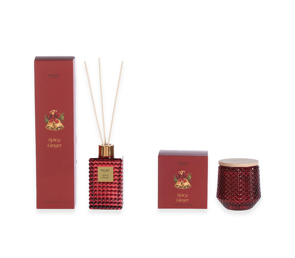 NEF-NEF Homeware ΑΡΩΜΑΤΙΚΟ ΚΕΡΙ SPICY GINGER 240gr - Image 3