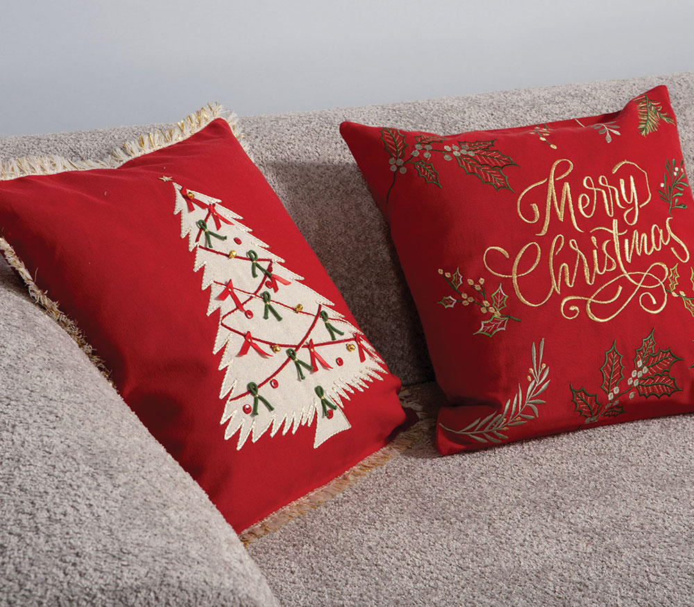 NEF-NEF Homeware ΧΡΙΣΤΟΥΓΕΝΝΙΑΤΙΚΟ ΔΙΑΚΟΣΜΗΤΙΚΟ ΜΑΞΙΛΑΡΙ CHRISTMAS DECO TREE 45x45 - Image 2