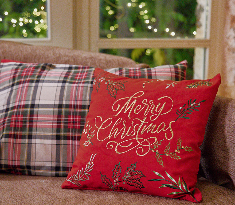 NEF-NEF Homeware ΧΡΙΣΤΟΥΓΕΝΝΙΑΤΙΚΟ ΔΙΑΚΟΣΜΗΤΙΚΟ ΜΑΞΙΛΑΡΙ CHRISTMAS DECO MERRY 45x45 - Image 3