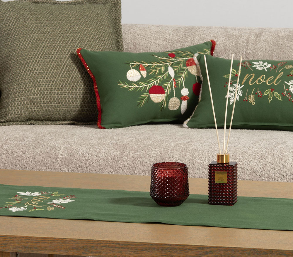 NEF-NEF Homeware ΧΡΙΣΤΟΥΓΕΝΝΙΑΤΙΚΟ ΔΙΑΚΟΣΜΗΤΙΚΟ ΜΑΞΙΛΑΡΙ NOEL VERDE 30x45 - Image 2