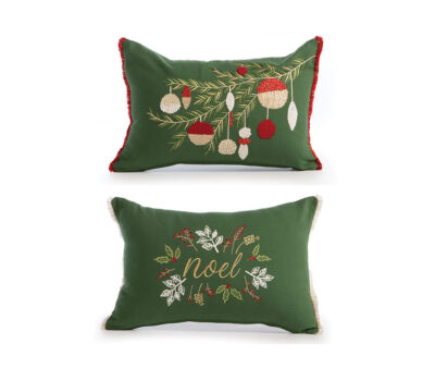 NEF-NEF Homeware ΧΡΙΣΤΟΥΓΕΝΝΙΑΤΙΚΟ ΔΙΑΚΟΣΜΗΤΙΚΟ ΜΑΞΙΛΑΡΙ NOEL VERDE 30×45