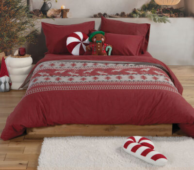 NEF-NEF Homeware ΣΕΤ ΠΑΠΛΩΜΑΤΟΘΗΚΗ ΥΠΕΡΔΙΠΛΗ TINSEL 240×230