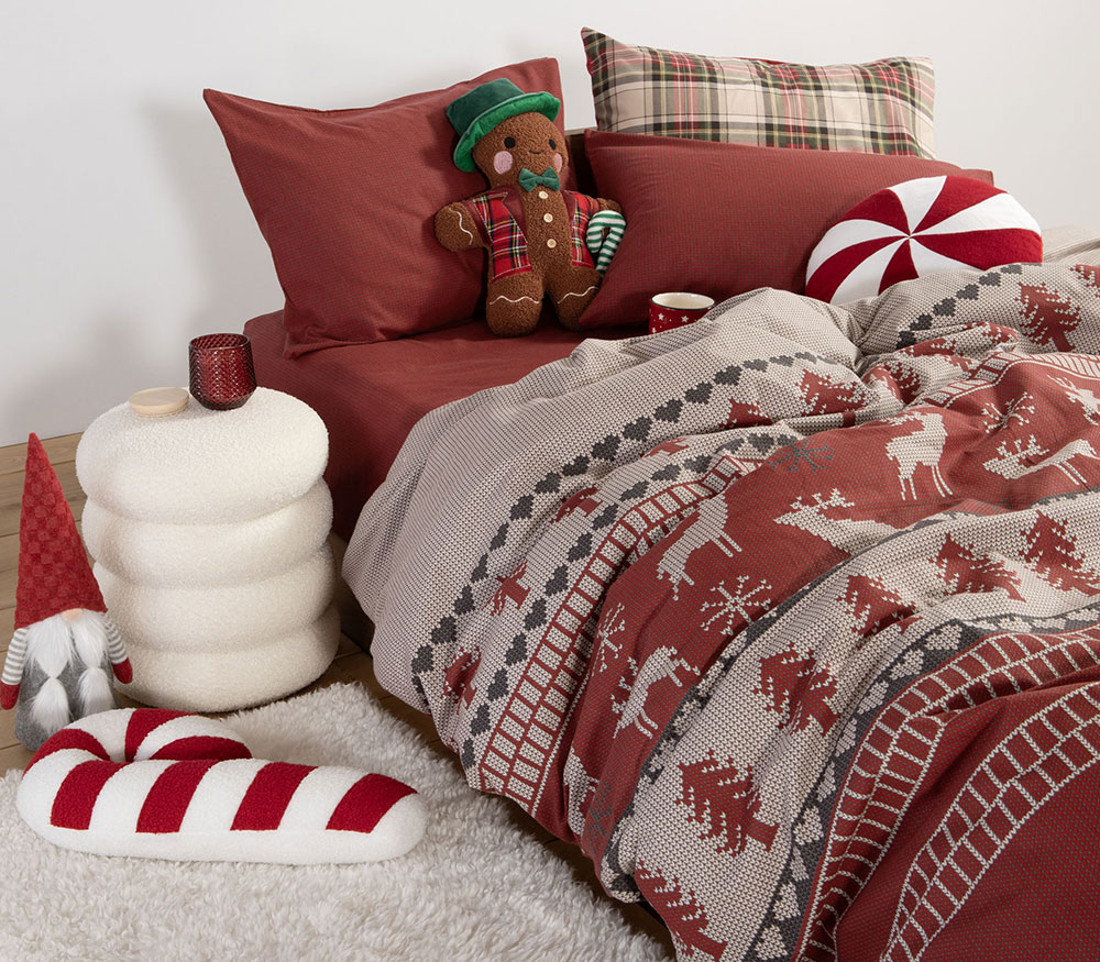 NEF-NEF Homeware ΣΕΤ ΣΕΝΤΟΝΙΑ ΥΠΕΡΔΙΠΛΑ TINSEL 240x260 - Image 2