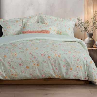 NEF-NEF Homeware ΣΕΤ ΠΑΠΛΩΜΑΤΟΘΗΚΗ ΒΑΜΒΑΚΟΣΑΤΕΝ ΥΠΕΡΔΙΠΛΗ MIMOSA 240×230