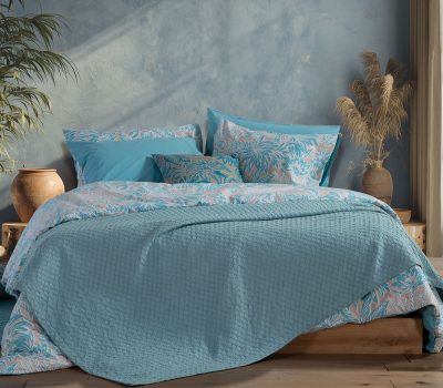 NEF-NEF Homeware ΚΟΥΒΕΡΤΑ ΠΙΚΕ ΥΠΕΡΔΙΠΛΗ ELMER BLUE 230×240
