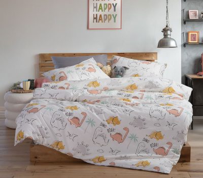 NEF-NEF Homeware ΠΑΙΔΙΚΑ ΣΕΤ ΣΕΝΤΟΝΙΑ ΜΟΝΑ DINOSAUR ART 170×260