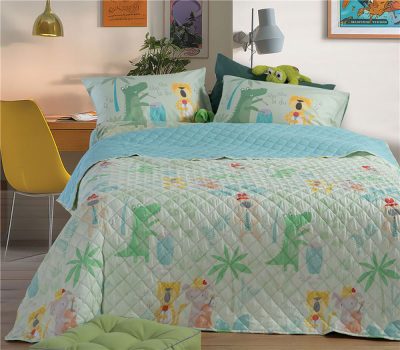 NEF-NEF Homeware ΠΑΙΔΙΚΟ ΚΟΥΒΕΡΛΙ ΜΟΝΟ JUNGLE MUSIC 180×240