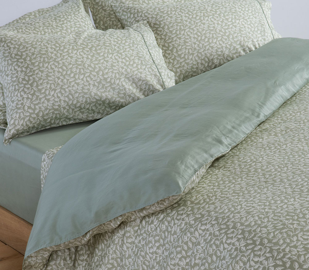 NEF-NEF Homeware ΣΕΤ ΠΑΠΛΩΜΑΤΟΘΗΚΗ ΒΑΜΒΑΚΟΣΑΤΕΝ ΥΠΕΡΔΙΠΛΗ ELEMENTS CALMING 240x230 - Image 2