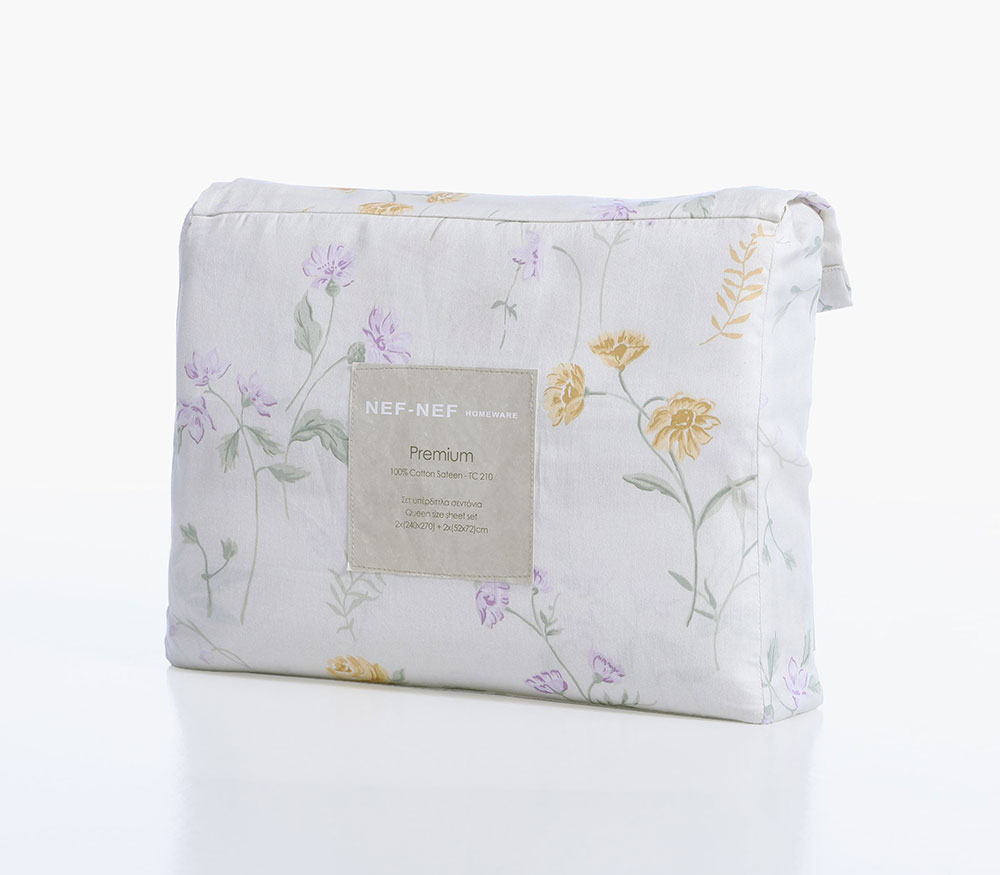 NEF-NEF Homeware ΣΕΤ ΣΕΝΤΟΝΙΑ ΒΑΜΒΑΚΟΣΑΤΕΝ KING SIZE ROZARIA 270x280 - Image 4