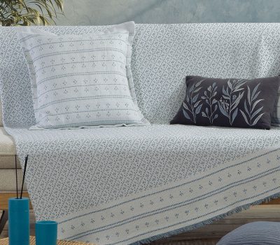 NEF-NEF Homeware ΔΙΑΚΟΣΜΗΤΙΚΟ ΜΑΞΙΛΑΡΙ ISHMAR BLUE 50×50