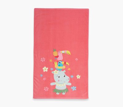 NEF-NEF Homeware ΠΑΙΔΙΚΗ ΠΕΤΣΕΤΑ ΘΑΛΑΣΣΗΣ ALOHA HIPPO 70×120