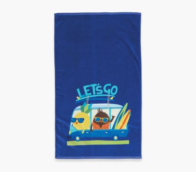 NEF-NEF Homeware ΠΑΙΔΙΚΗ ΠΕΤΣΕΤΑ ΘΑΛΑΣΣΗΣ LETS GO 70×120