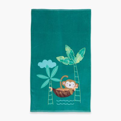 NEF-NEF Homeware ΠΑΙΔΙΚΗ ΠΕΤΣΕΤΑ ΘΑΛΑΣΣΗΣ TROPICAL MONKEY 70×120