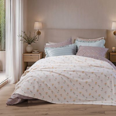 NEF-NEF Homeware Κουβέρτα Fleece Μονή Violan
