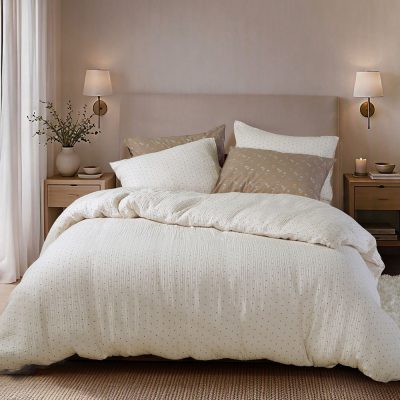 NEF-NEF Homeware Σετ Παπλωματοθήκη Μονή Dots 160×230