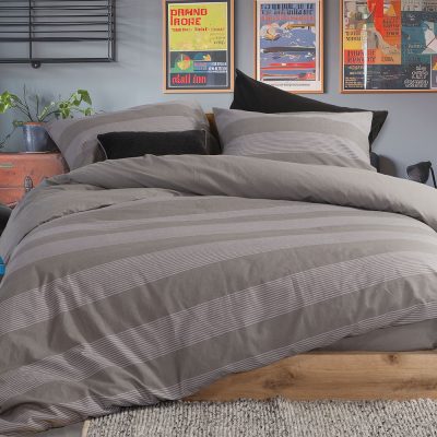 NEF-NEF Homeware Σετ Σεντόνια Βαμβακερά Υπέρδιπλα Casual Stripe 240×270