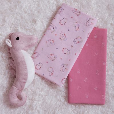 Nef-Nef Homeware Σετ Σεντόνια Λίκνου Βρεφικά 2τεμ. Cats Are Perfect